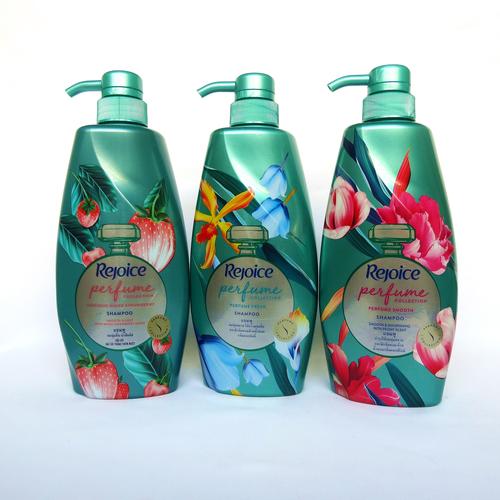 泰国原装rejoice飘柔香氛洗发水 改善毛躁 滋润柔顺 清洁600ml